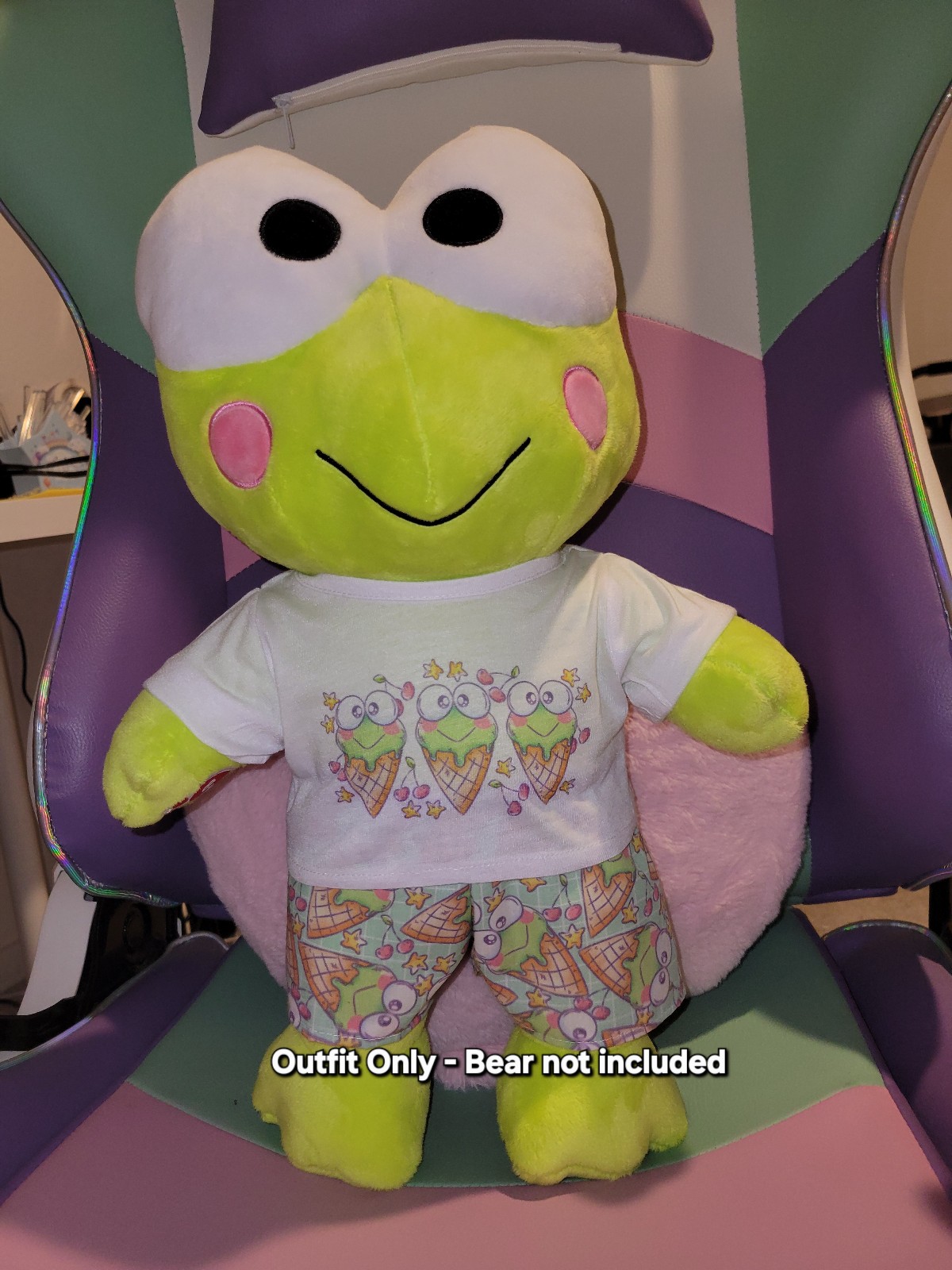 Outfit Only - Keroppi Build a Bear Fit Sanrio Hello Kitty Cinnomoroll Kuromi