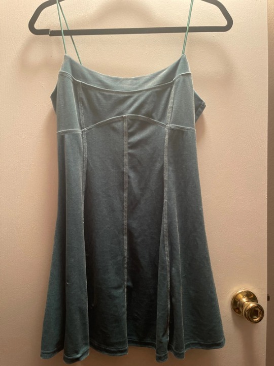 Velvet skater type dress