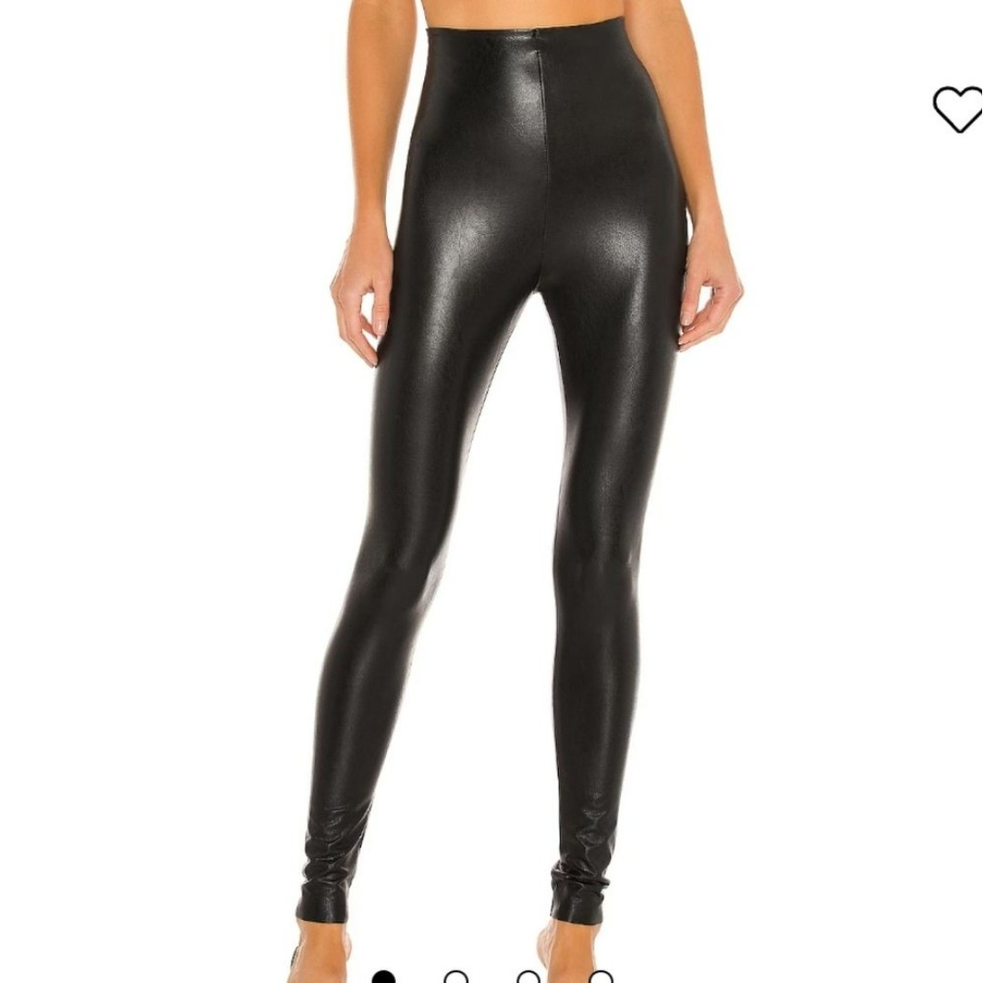 Commando faux leather black pants leggings