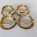 RKW Bavaria Fine China Set of 4 cups & saucers