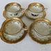 RKW Bavaria Fine China Set of 4 cups & saucers