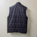 VINCE Men’s Quilted Puffer vest jacket, Lamb leather Wool, size M