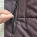 VINCE Men’s Quilted Puffer vest jacket, Lamb leather Wool, size M