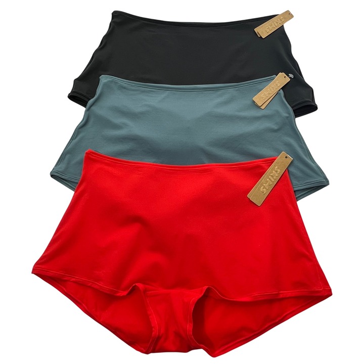 SKIMS Fits Everybody Boy Short Lot of 3 Ruby Kyanite Onyx 3X