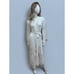 NWT Vntg Jonquil by Diane Samandi Women Sz S Bridal Sheer Lace Wrap White
