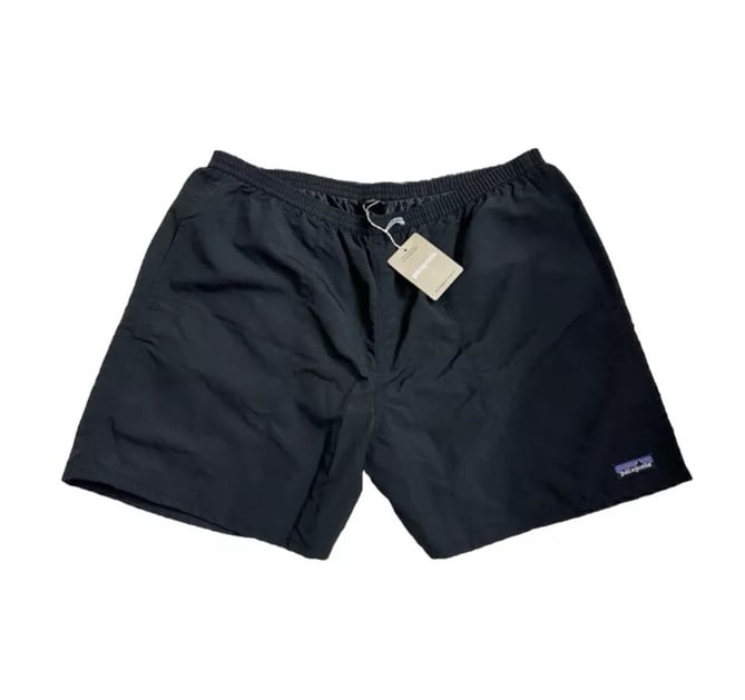 Patagonia Men’s size XXL Baggies Shorts Longs 7 Inseam Black Stretch Swim NWT