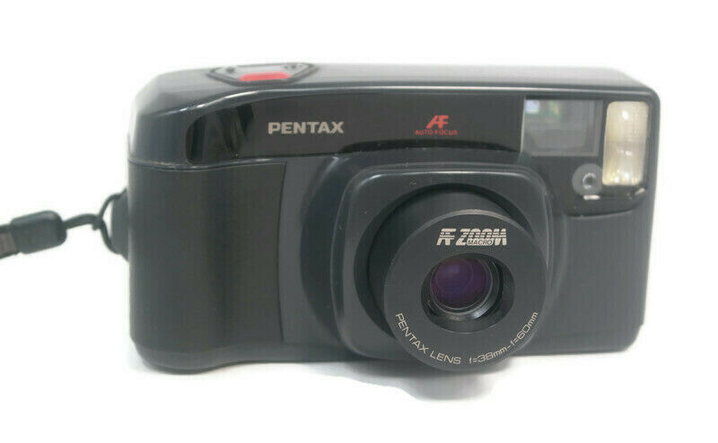 Pentax IQZoom 60 Point & Shoot Film Camera AF Zoom Macro 38mm - 60mm Tested