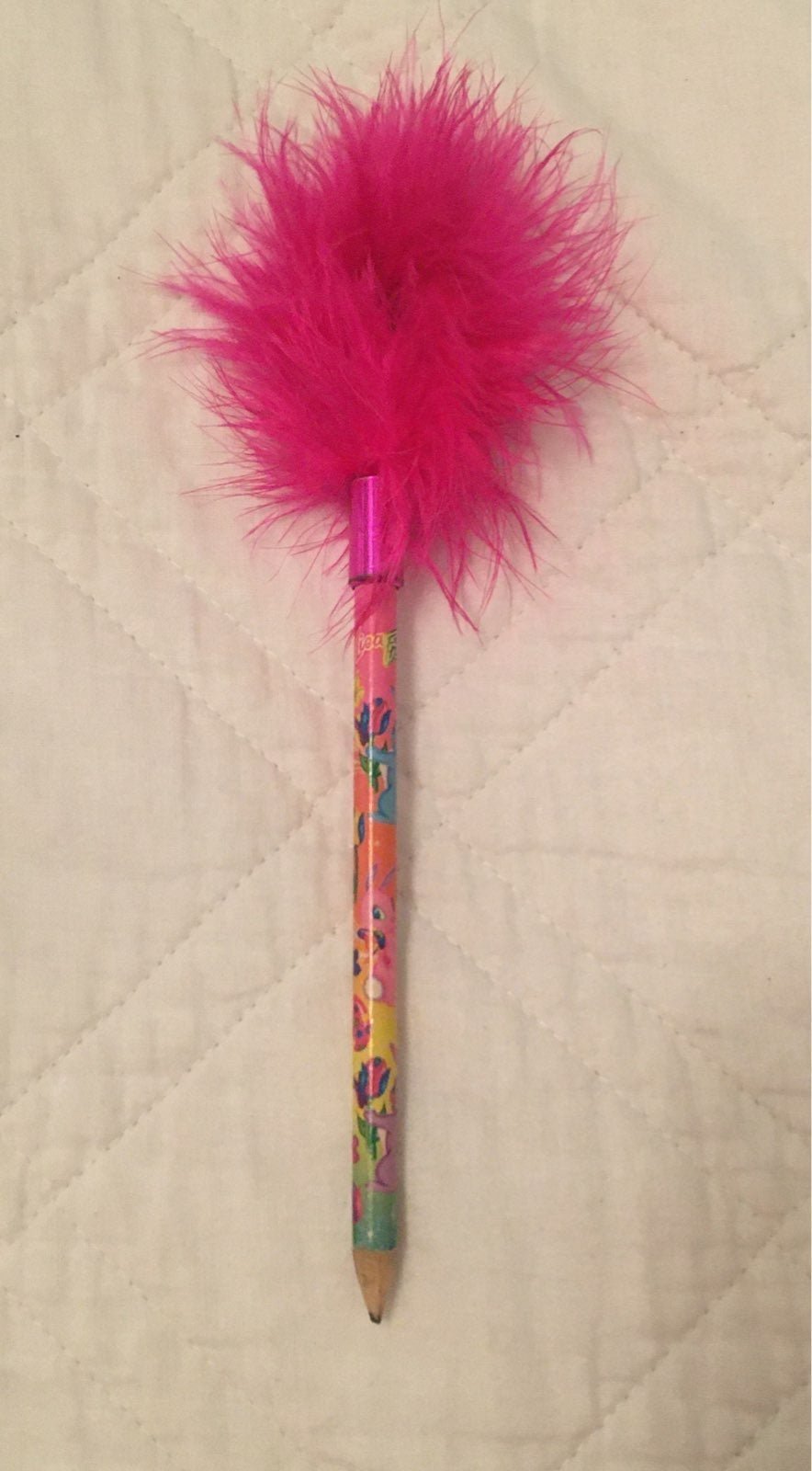 Vintage Lisa Frank Feather Pencil
