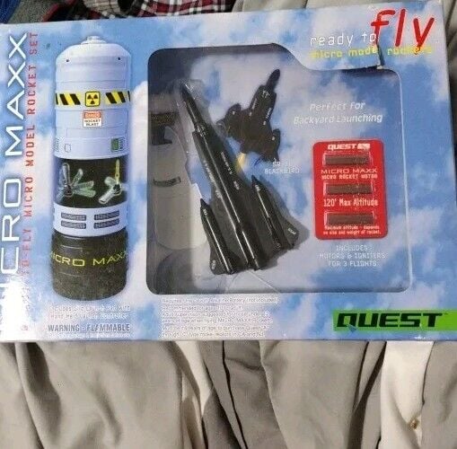 Quest Micro MAXX Appollo Ready To Fly Model Sr71 Blackbird