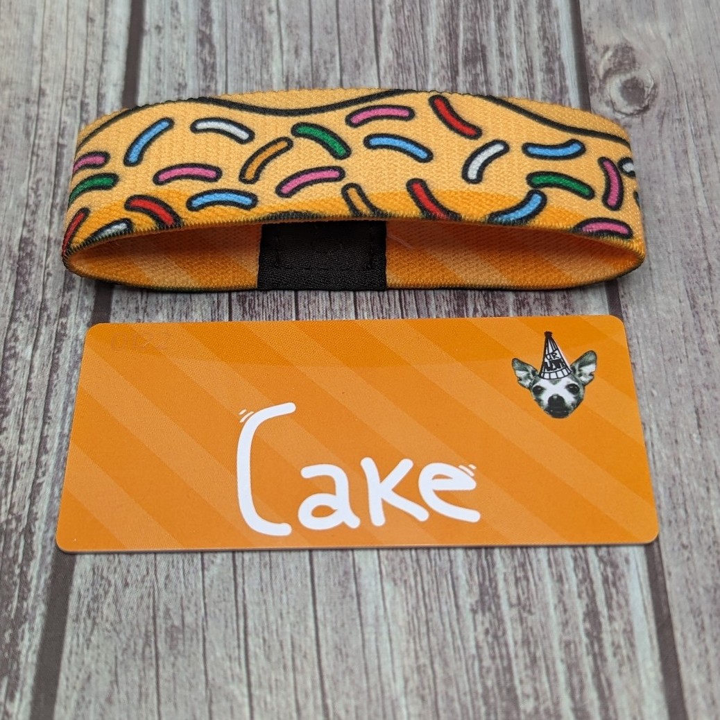 Zox Rare #122 Orange Cake~ New ~ Medium ~ Strap ~ Collector's Card