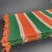 Orange & Green Placemats Set of 10 Fall Dinner Party Thanksgiving Vintage