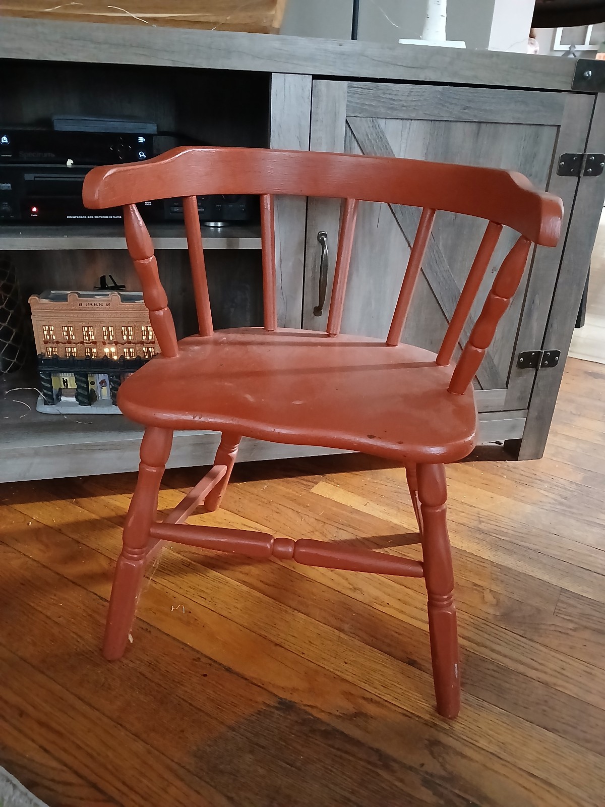 Vintage kids wooden chair