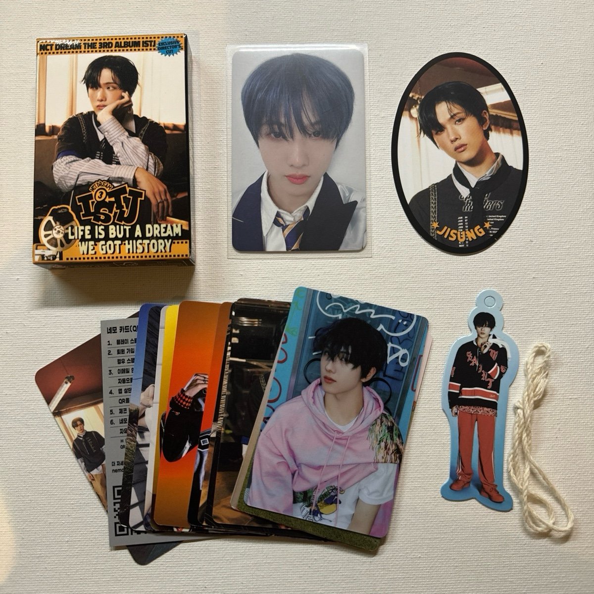 NCT Dream ISTJ QR Jisung Version Album with Photocard & Ornament & sticker