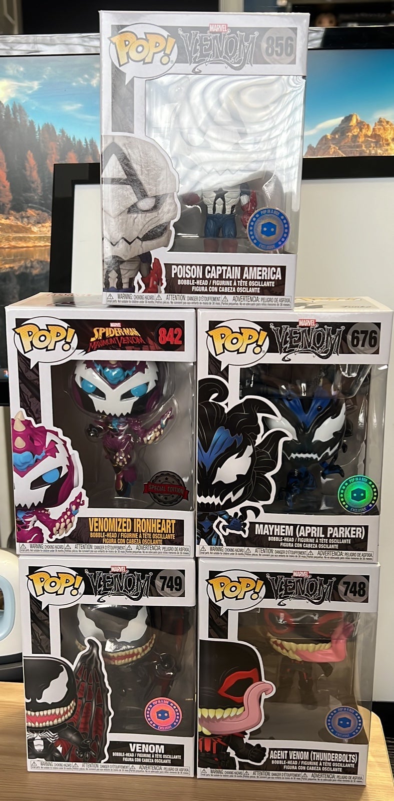 Funko Pop Lot - Marvel Venom Set