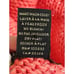 Pure Handknit art to wear peach coral cardigan Med Unique Buttons 100% Cotton