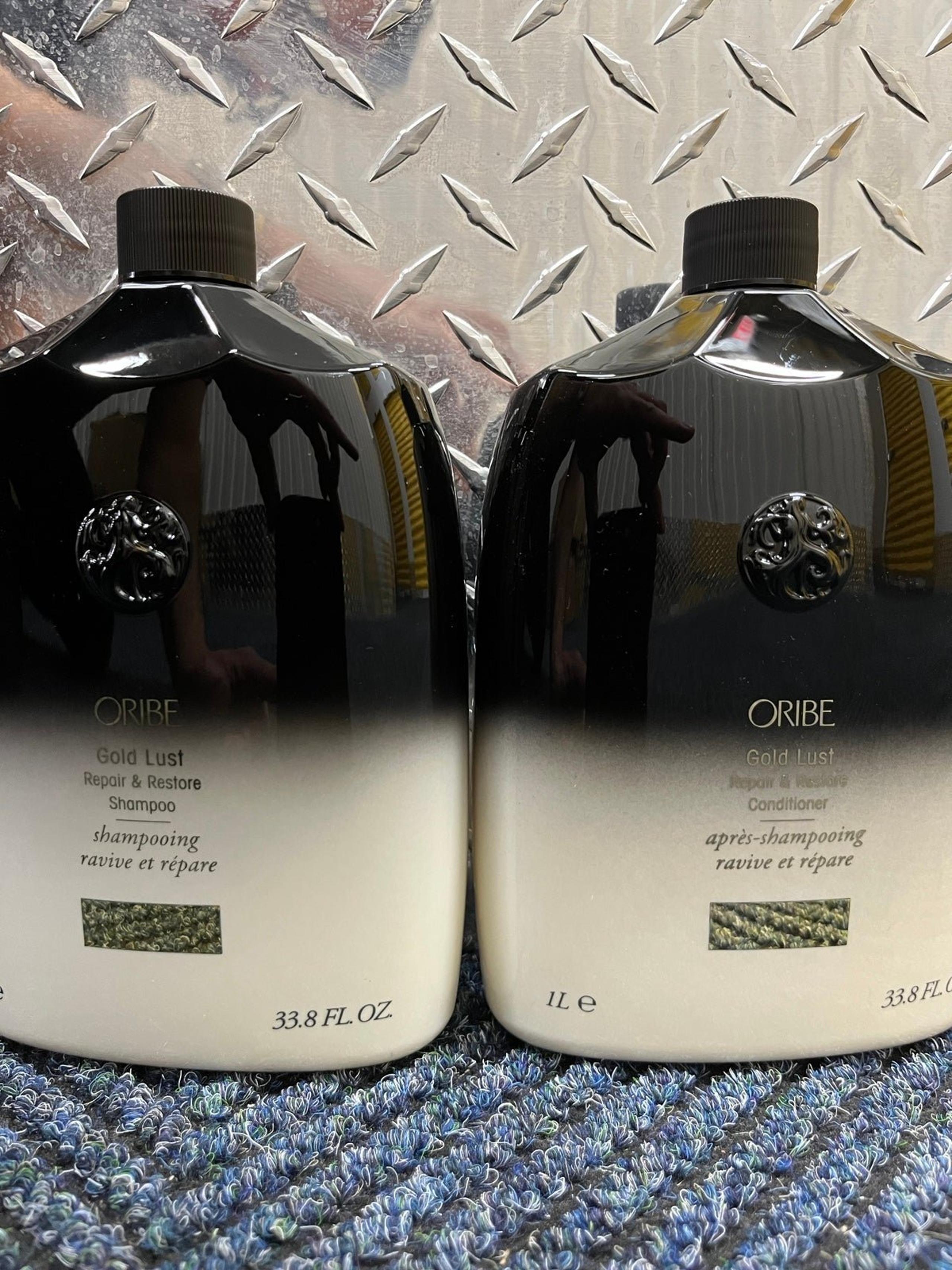 Oribe Gold Lust Repair Restorative Shampoo & Conditioner Liter Duo