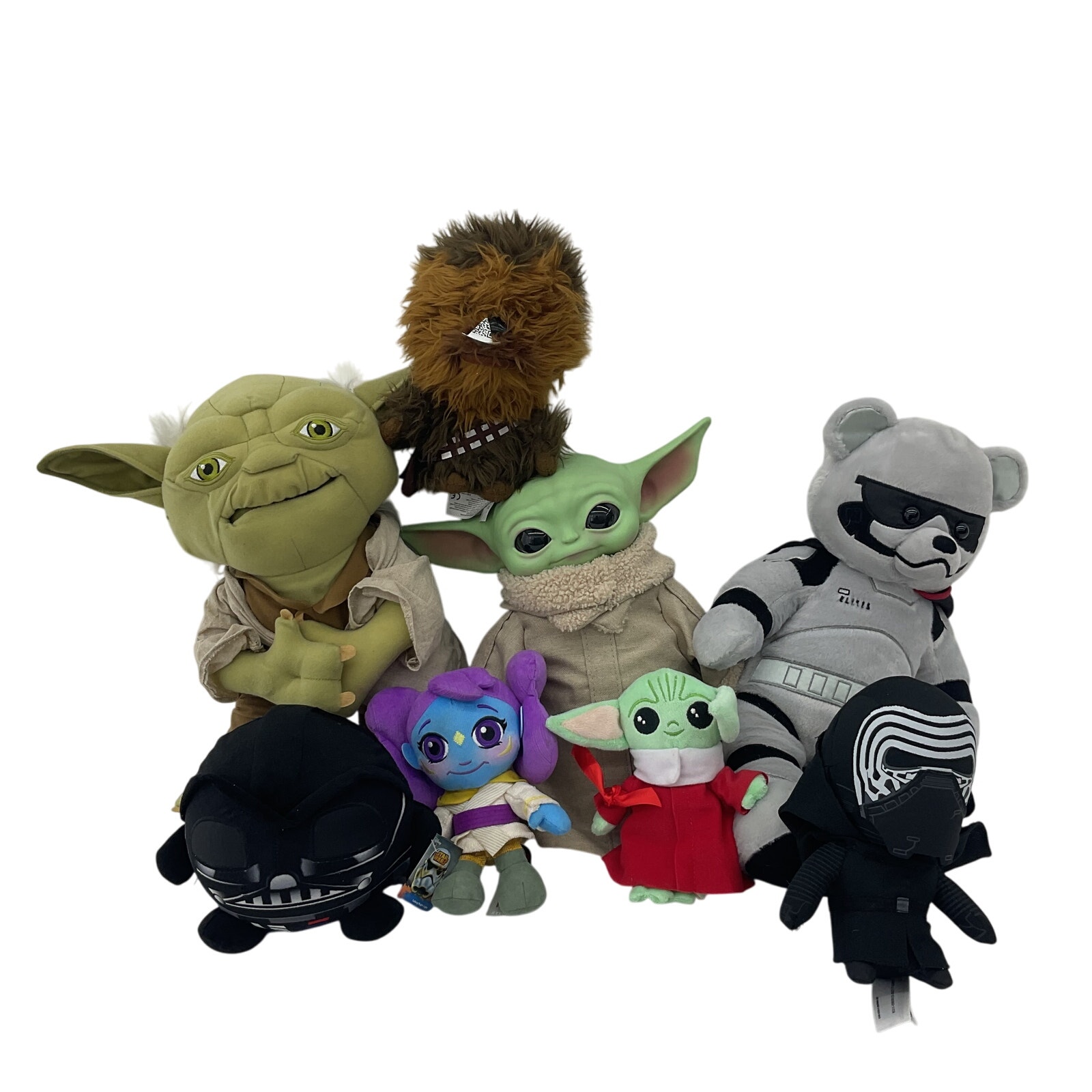 Star Wars Mixed Stuffed Animals LOT Preowned 5 lbs Kylo Ren Stormtrooper Bear