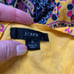J. Crew Yellow Sunny Block Print Peplum Halter Top Small NWT