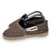 Cotheeka Natural Fiber Jute and Canvas Espadrilles Flats Brown Women's 8