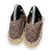 Cotheeka Natural Fiber Jute and Canvas Espadrilles Flats Brown Women's 8