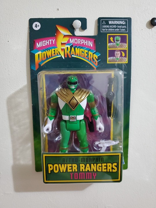 Mighty Morphin Power Rangers Retro Morphin White Ranger Tommy Exclusive. Inspir