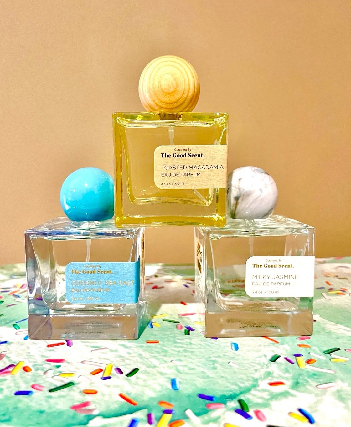 HTF The Good Scent Perfumes! Sea Salt Coconut, Toasted Macadamia, Milky Jasmine