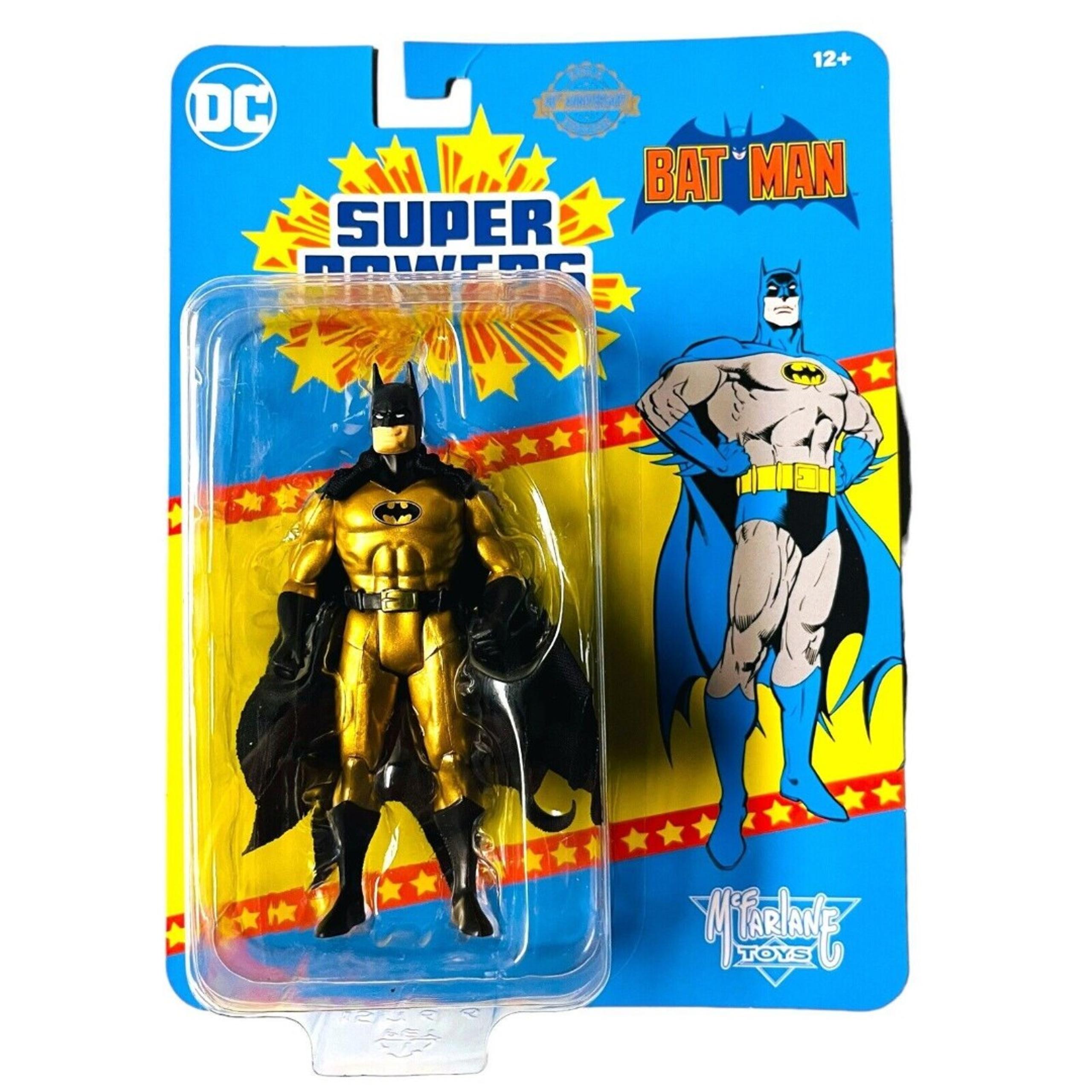 DC Super Powers Gold Batman 40TH Anniversary Edition McFarlane Toys IN STOCK NOW