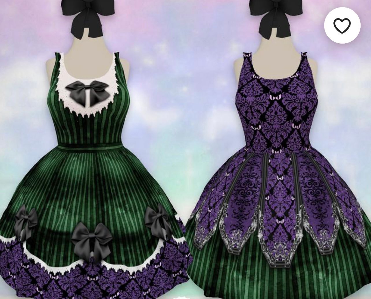 Haunted Mansion skater skirts 2 pack M