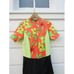 Sheila Moon Women's Orange Hibiscus Cycling Jersey (S, L) - 50% OFF!