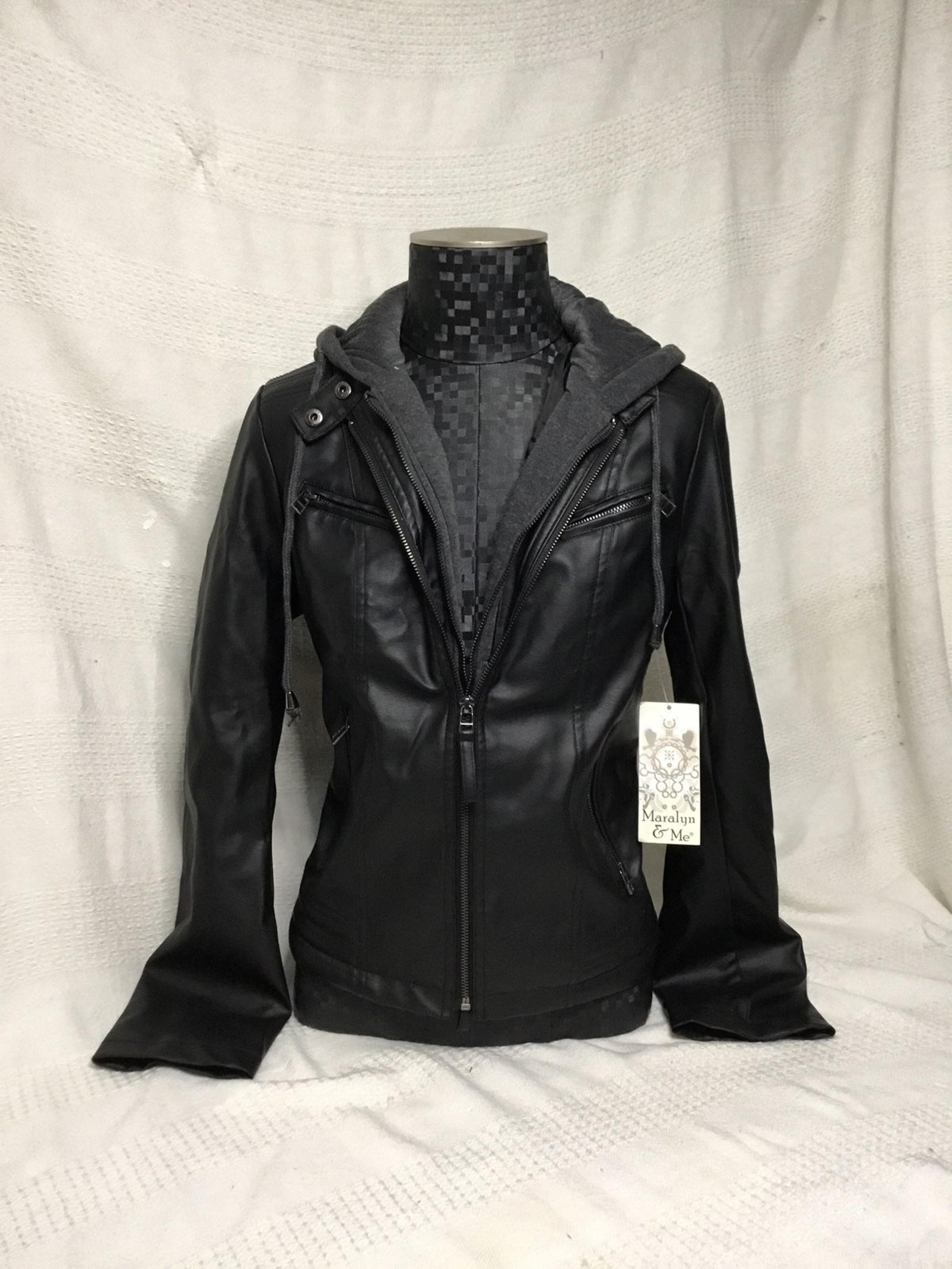 NWT NEW Black Women's Moto Jacket Medium