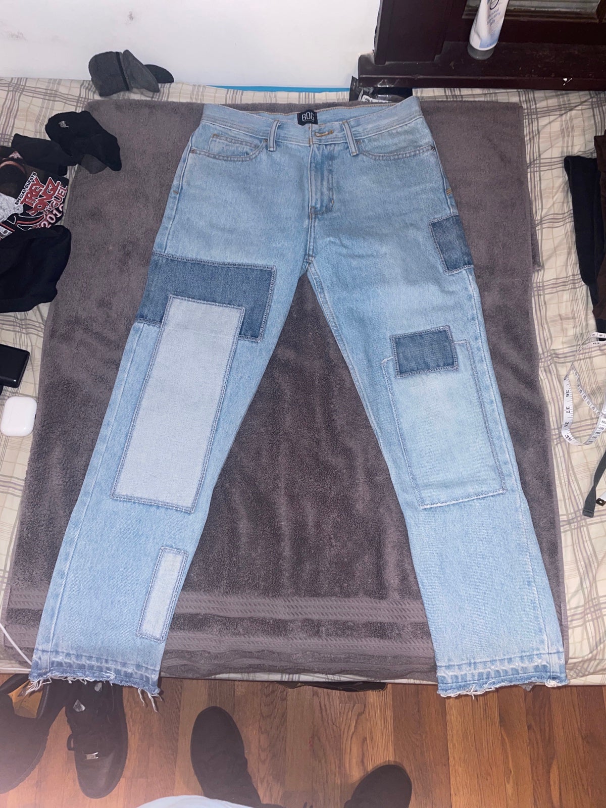 Bdg patchwork Jeans dad slim taper fit 28x30