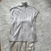 ZARA Ribbed Turtleneck Sleeveless Sweater