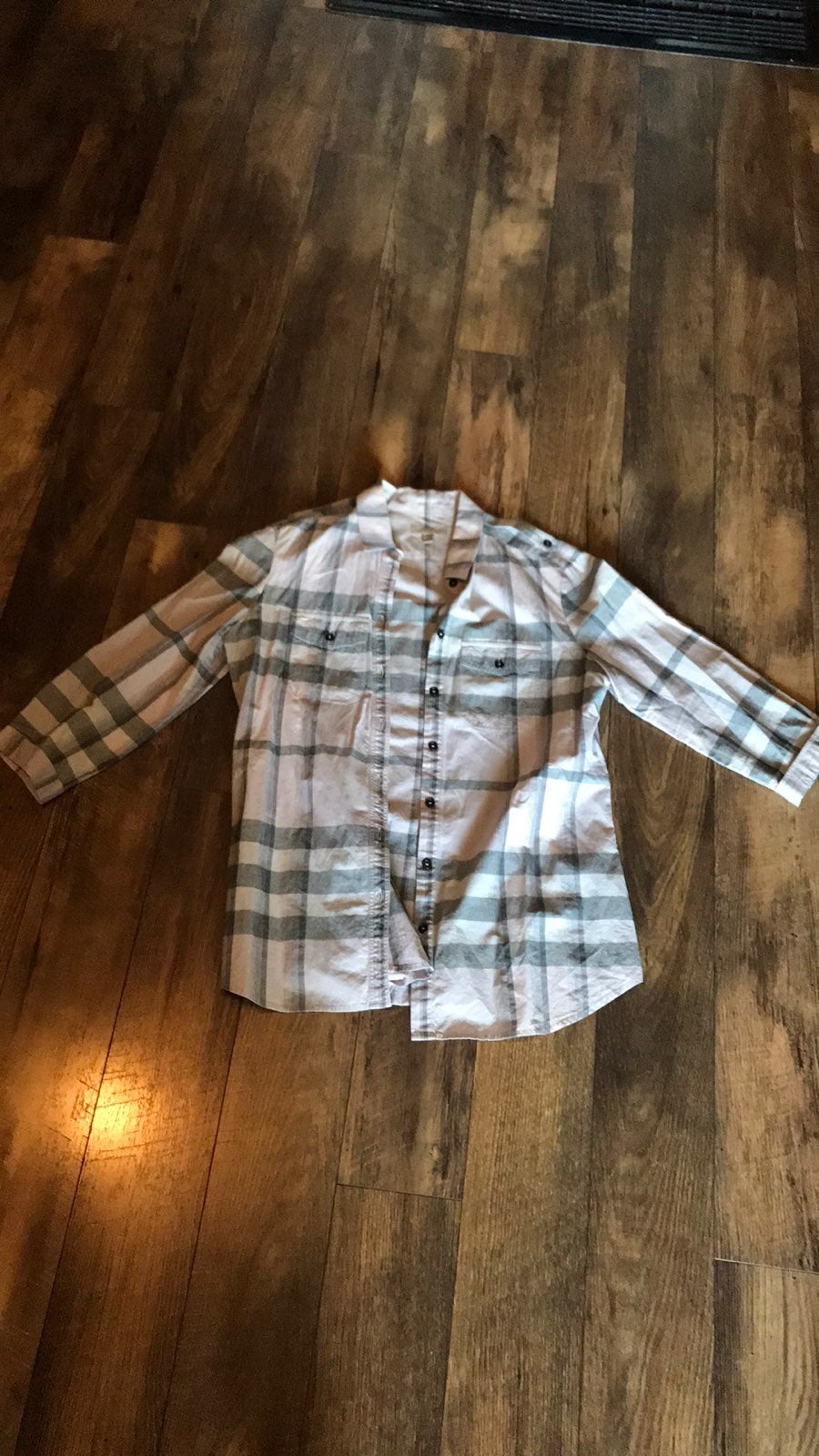 Burberry Plaid Button Shirt