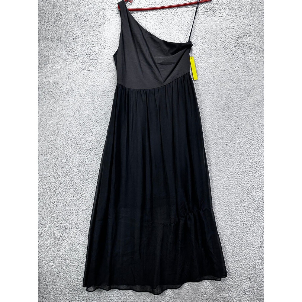 Alice Olivia Dress Women 8 Black Lining Above The Knee One Shoulder Ladies NEW