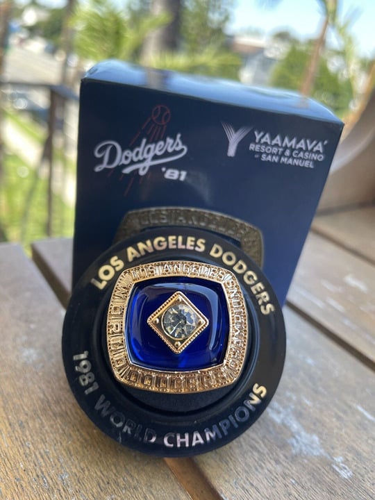 Ring Fernando Valenzuela 1981 World Series Dodgers SGA New in Box
