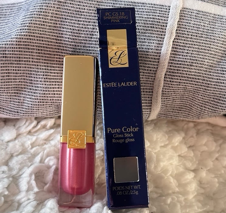 DISCONTINUED Estee Lauder Pure Color Gloss Stick 18 Shimmering Pink