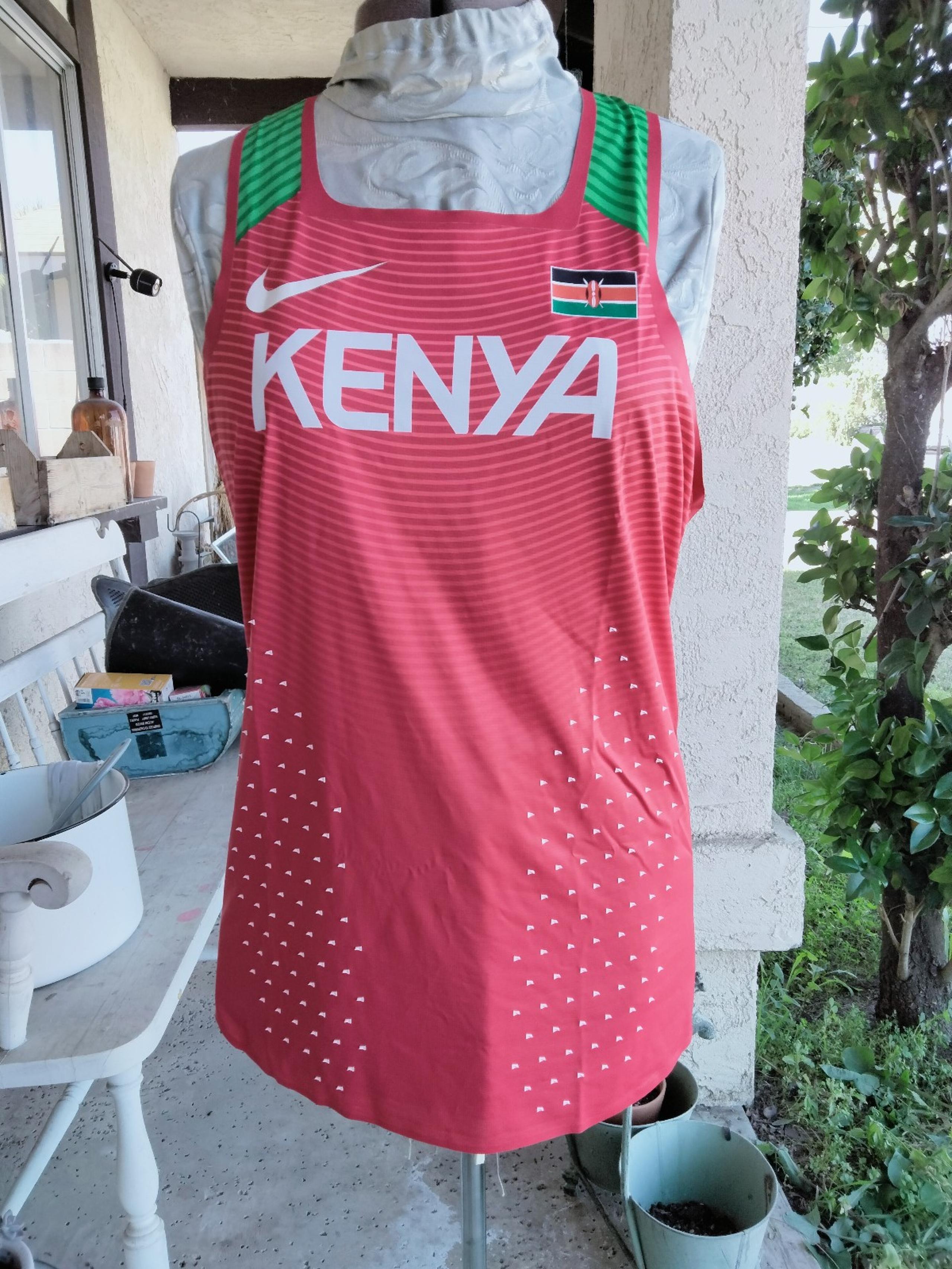 Nike Pro Elite Kenya Track and Field Running Jersey Women's  Made in USA Size L