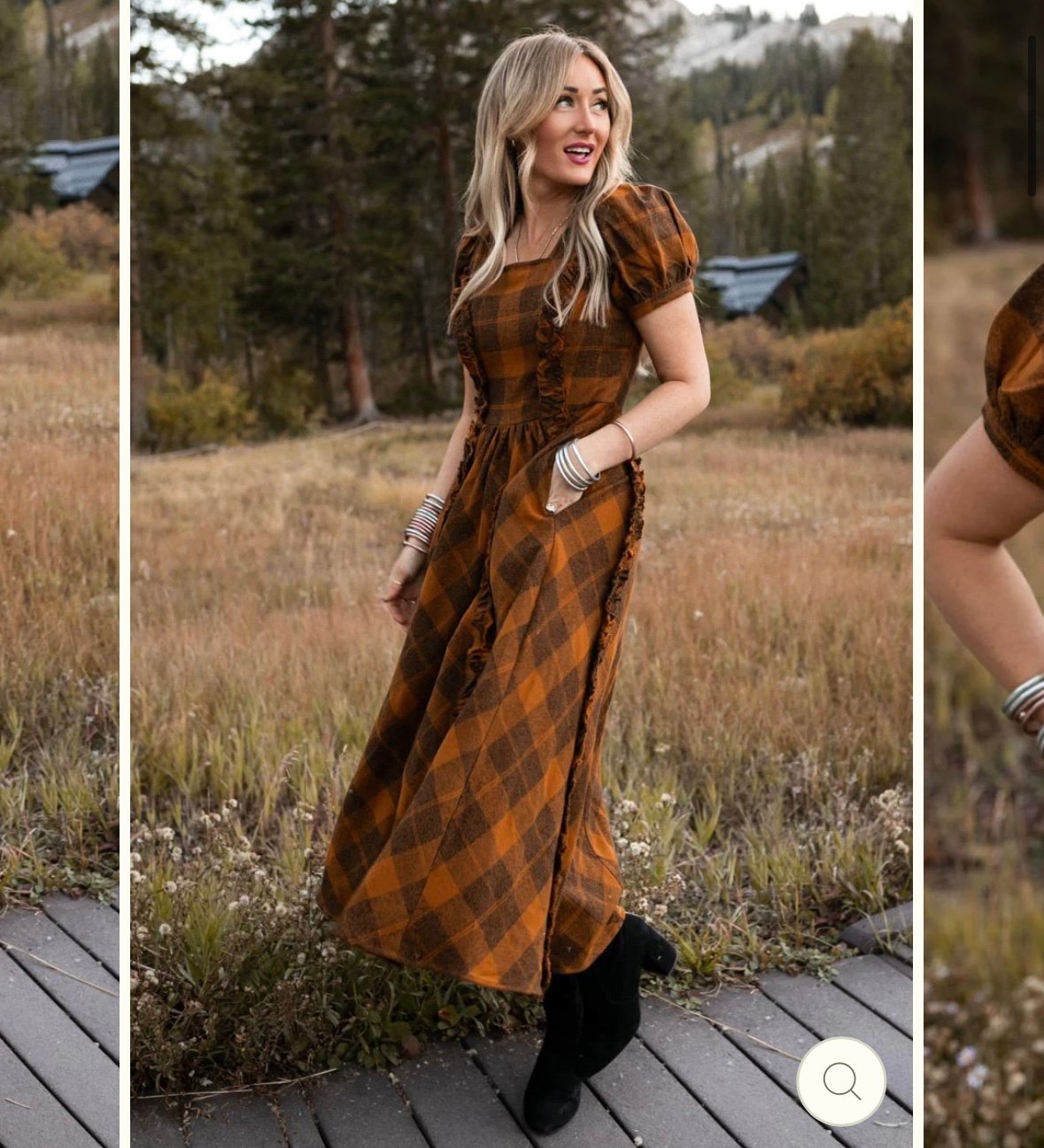 Ivy City Co Kimball Plaid dress xs