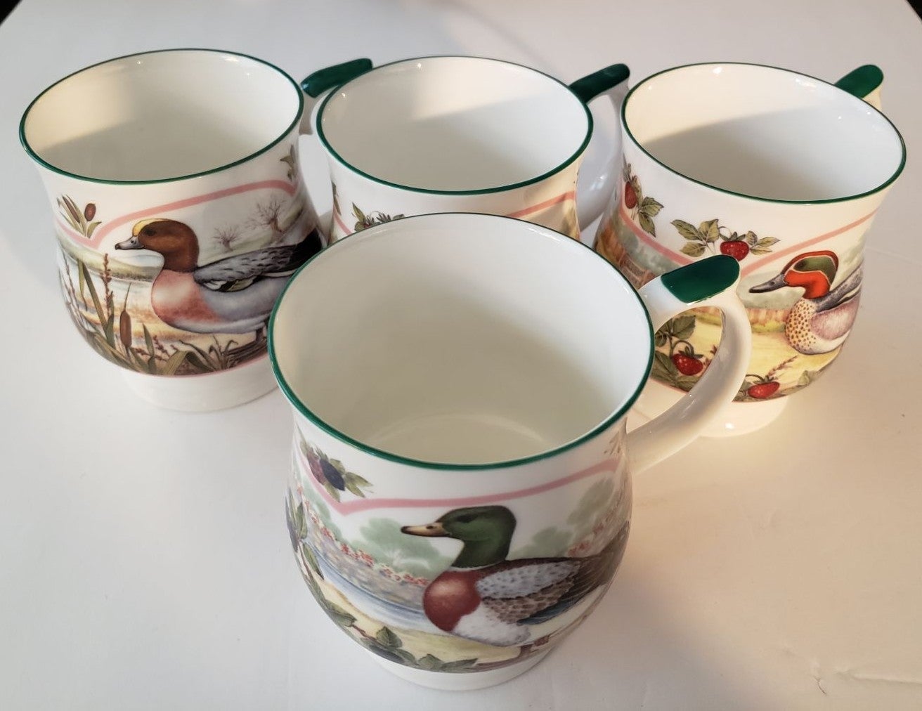 4 Queens China Duck Teacups