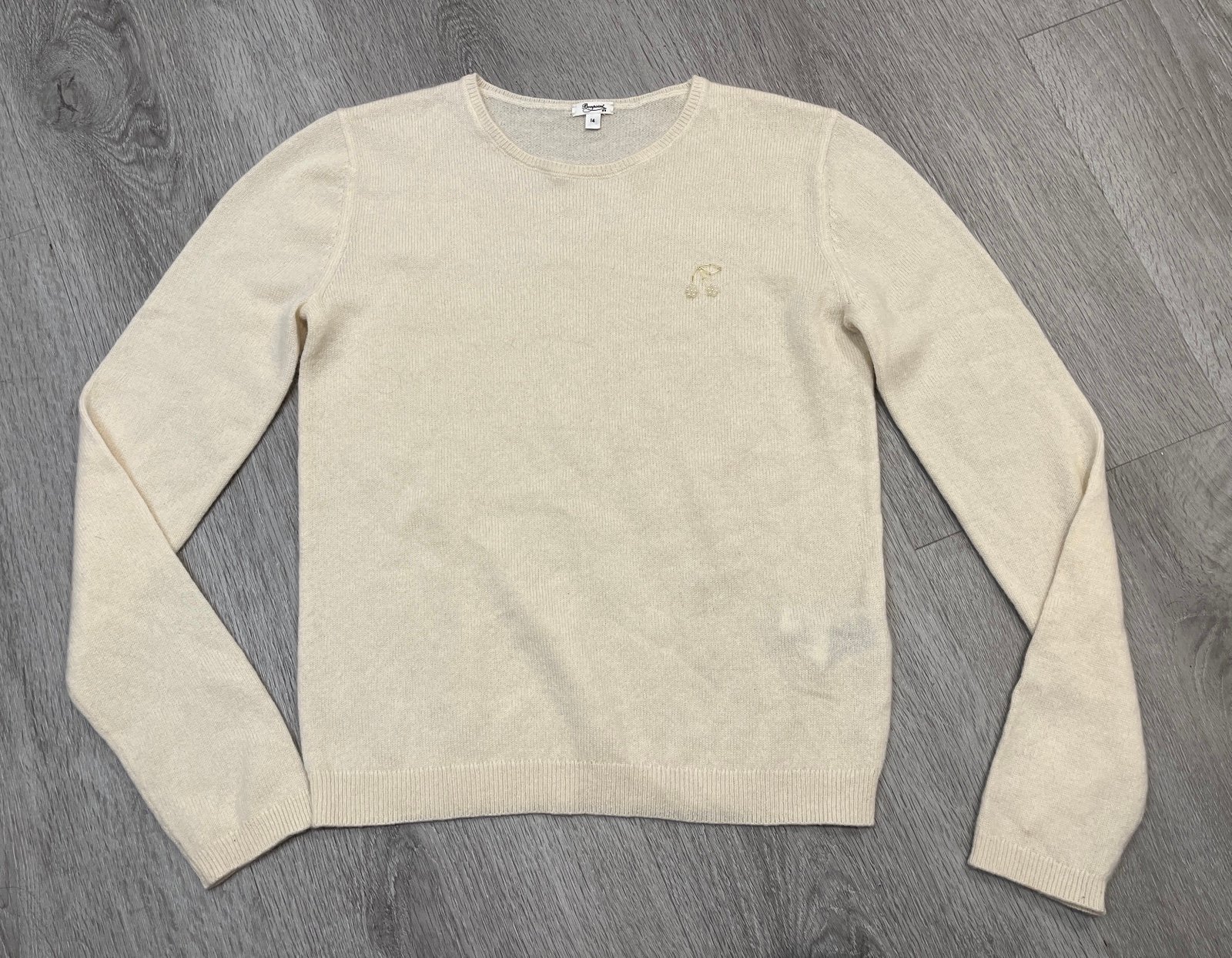 100% Cashmere Bonpoint Beige Sweater