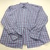 UNTUCKIT Wrinkle Free Large MINT Button Front Long Sleeve Check Dress Shirt