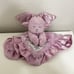 Thank Heaven for Little Girls Pink Angel Lamb Security Blanket Lovey Lovie Satin
