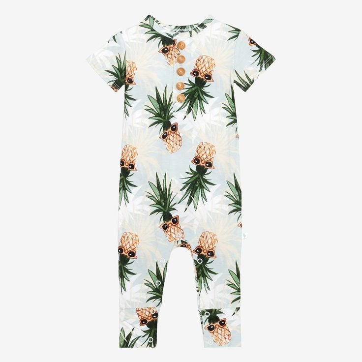 Posh Peanut Maddox short sleeve romper