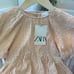 New Zara textured weave dress