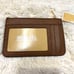 Unused Michael Kors Pass Case, Coin Case, ID Holder, Brown