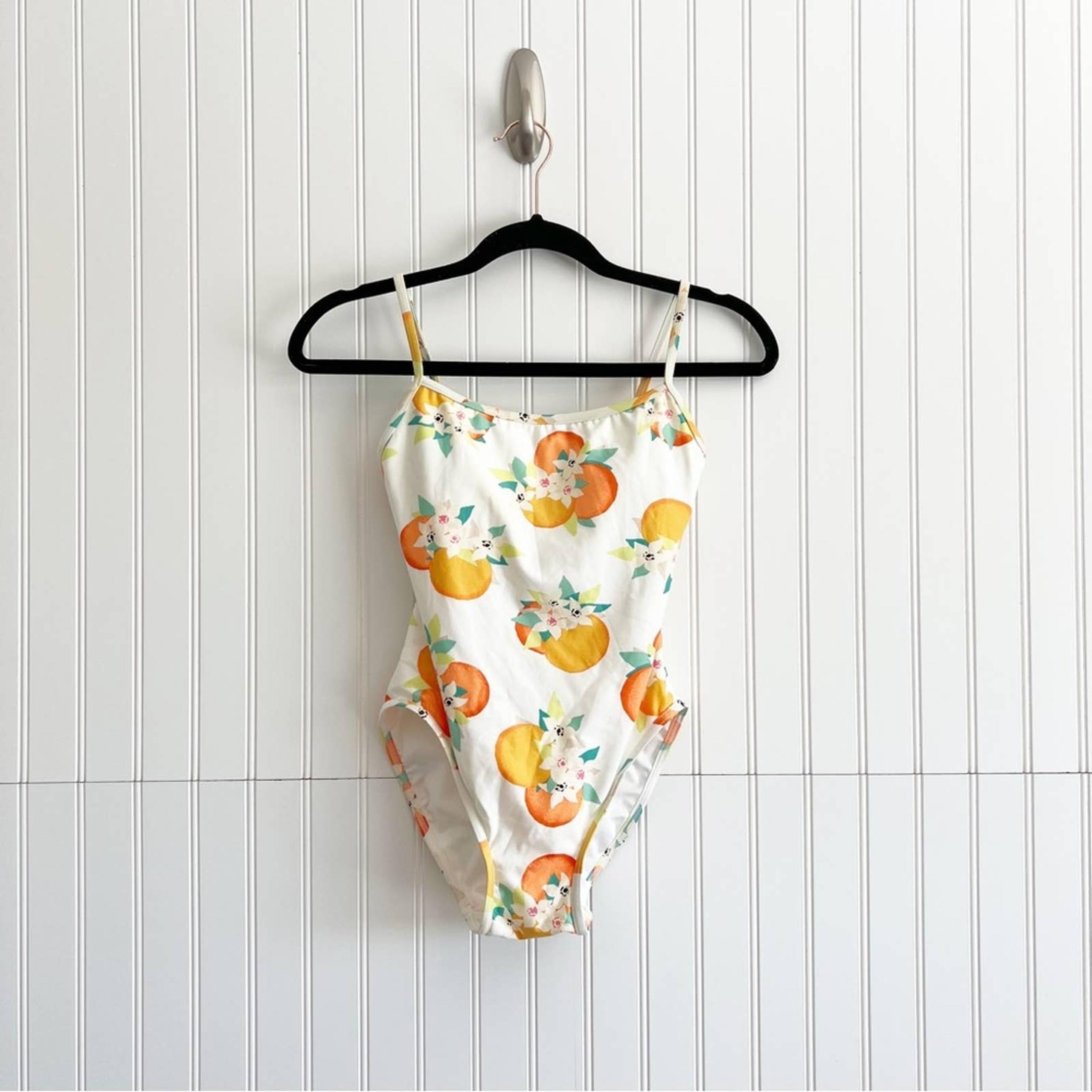 Kate Spade XS Citrus Print One Piece Swimsuit