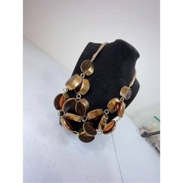 Escada amber necklace vintage