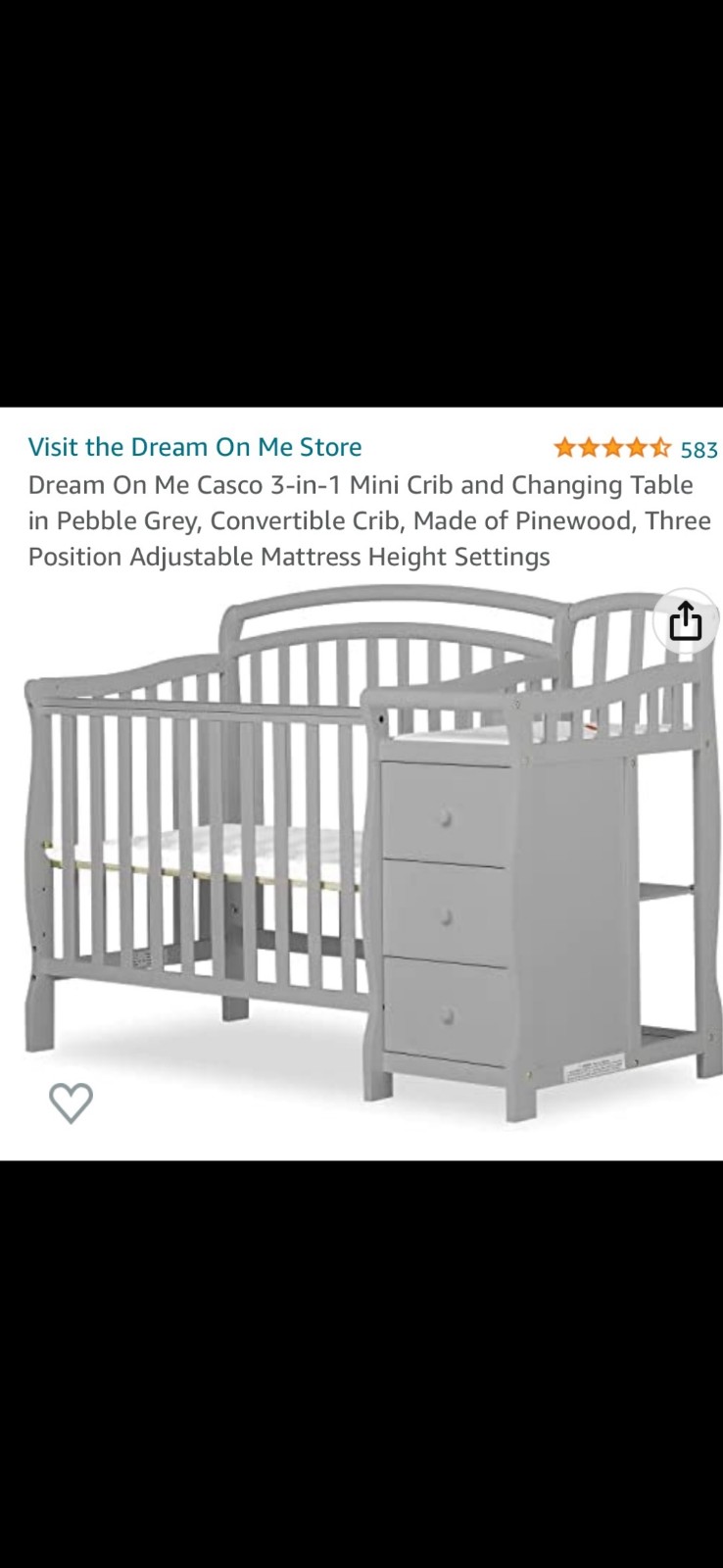 Mini crib