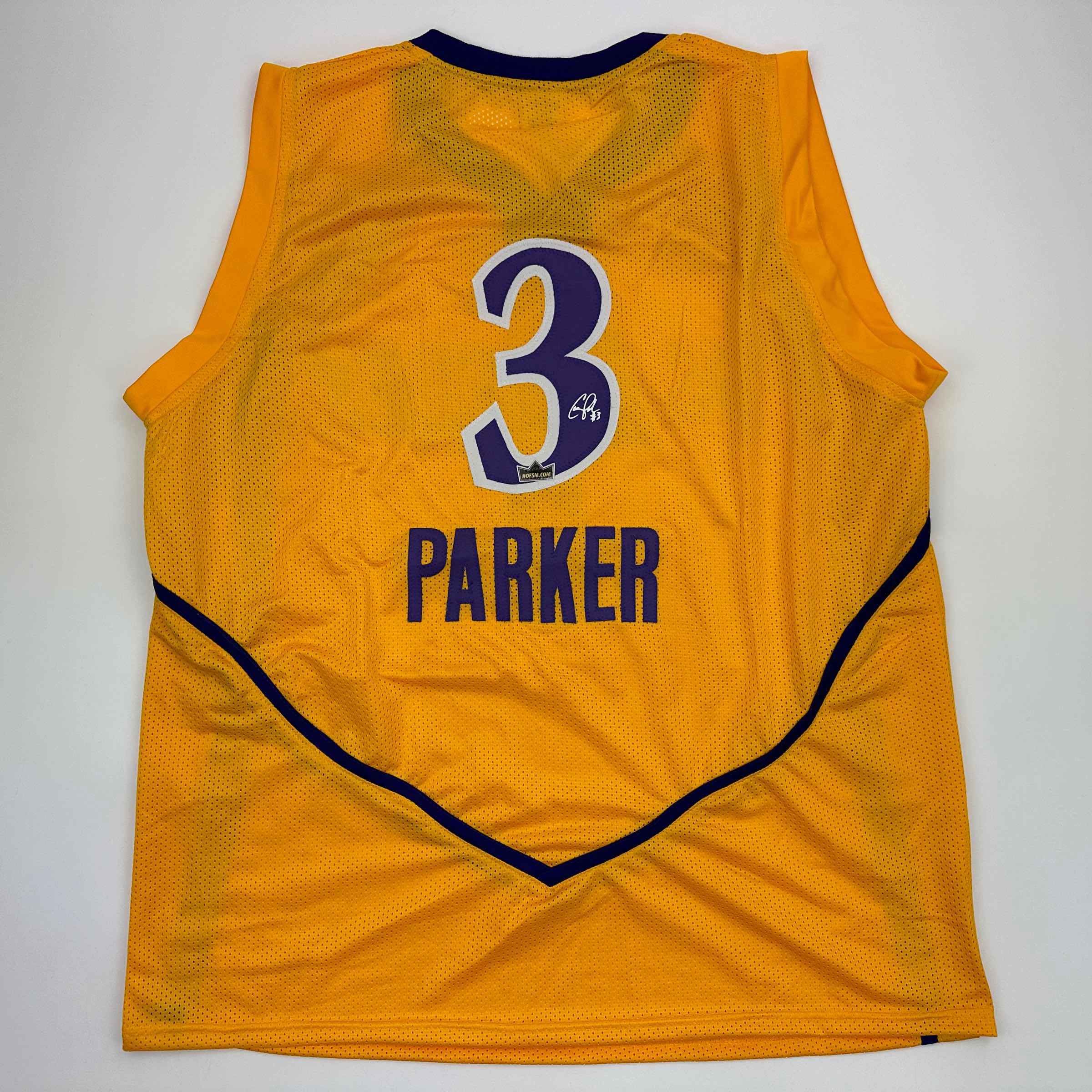 Facsimile Autographed Candace Parker Los Angeles LA Yellow Auto Jersey Size Me