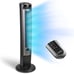 Lasko Oscillating Tower Fan, Quiet Fans with Remote 3 Speed and Timer